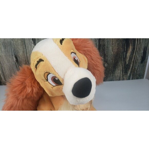 Disney Lady and Tramp Cocker Spaniel Stuffed Animal Plush Vintage Disneyland - Picture 2 of 7